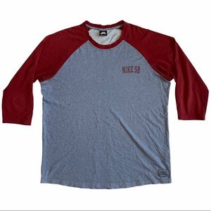 Nike SB Dri-Fit Two-Tone Baseball T-Shirt